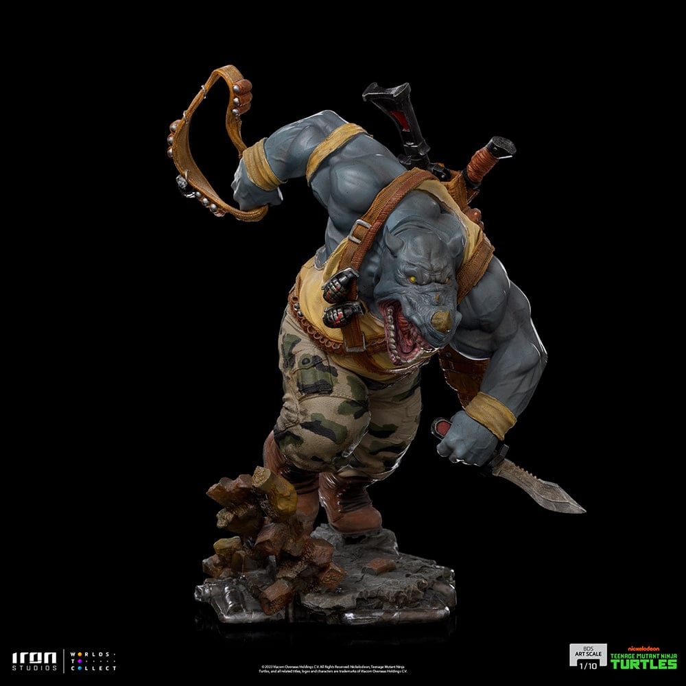 IRON STUDIOS Rocksteady - TMNT BDS Art Scale 1/10