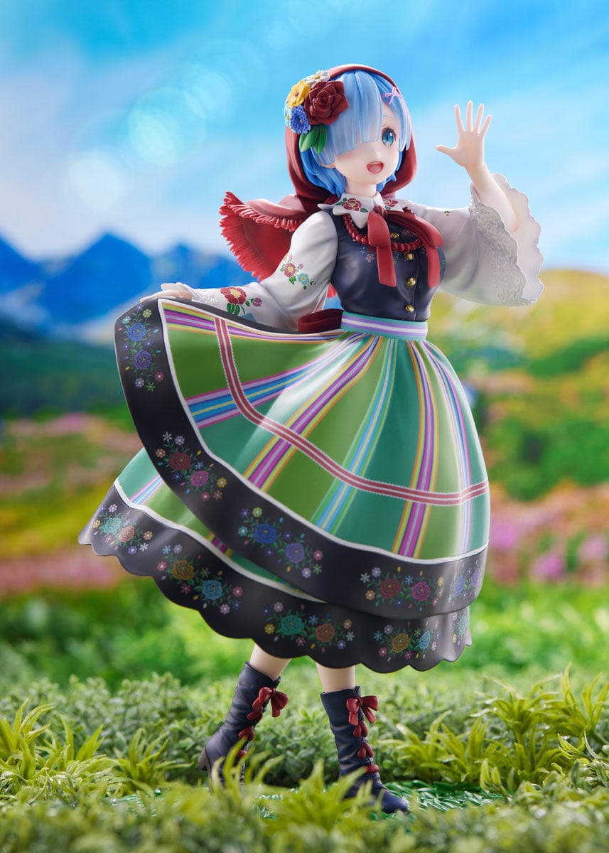 FURYU Re:Zero -Starting Life in Another World- F:Nex - Rem (Country Dress Ver.) 1/7 Scale Figure