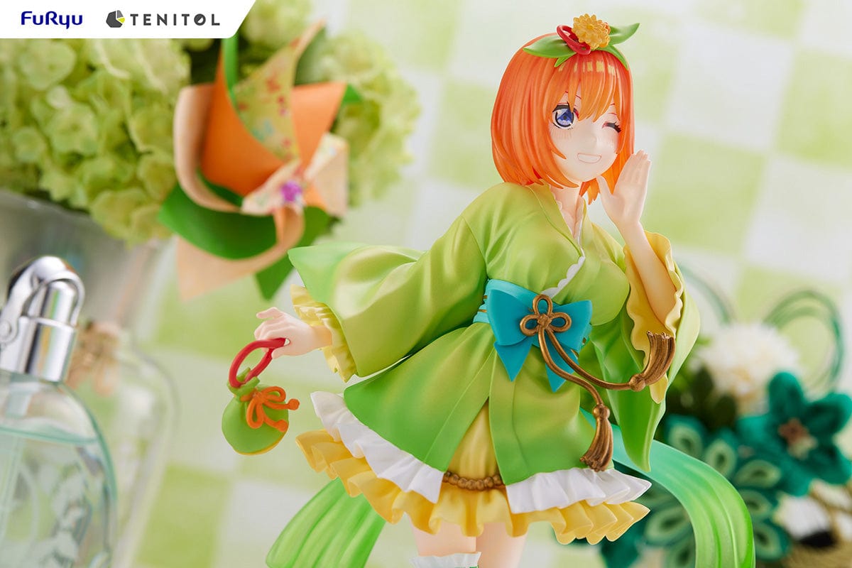 FURYU The Quintessential Quintuplets Tenitol Yotsuba Nakano (Mini Skirt Yukata Ver.) Figure