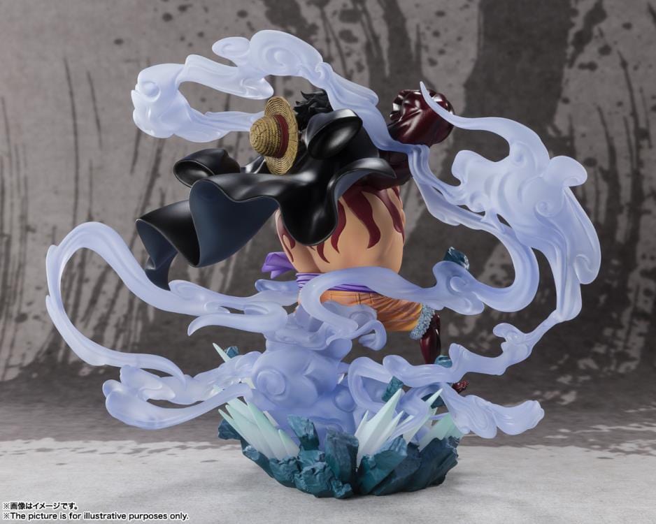 BANDAI SPIRITS One Piece FiguartsZERO Extra Battle Monkey D. Luffy (Gear 4) Battle of Monsters on Onigashima