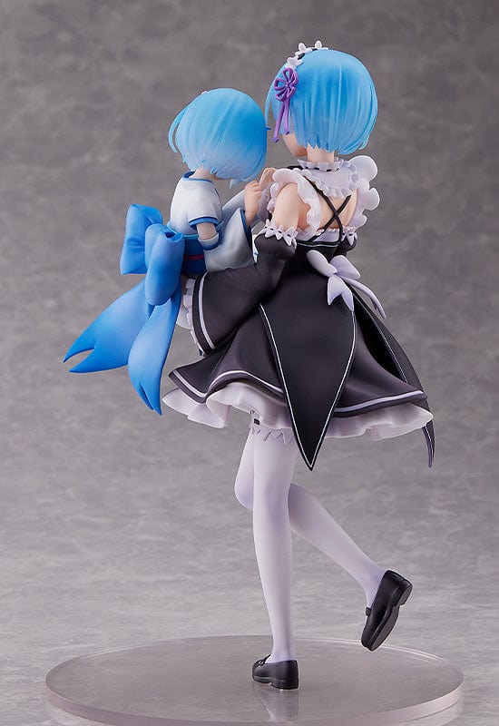 SEGA Re:Zero Starting Life in Another World Rem & Childhood Rem 1/7 Scale Figure