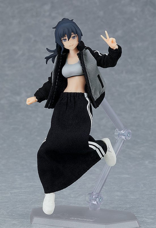 MAX FACTORY figma Female Body (Makoto) with Tracksuit + Tracksuit Skirt Outfit