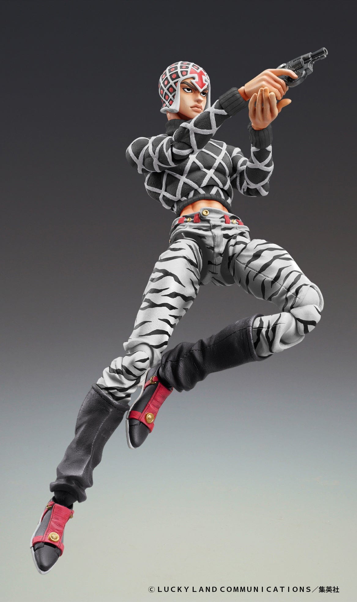 MEDICOS JoJo's Bizarre Adventure Super Action Statue Guido Mista & S-P (Black Ver.)