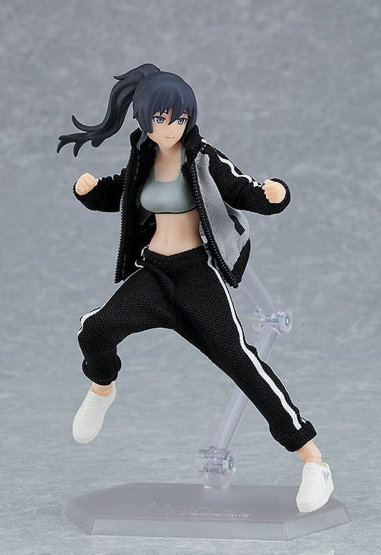 MAX FACTORY figma Female Body (Makoto) with Tracksuit + Tracksuit Skirt Outfit