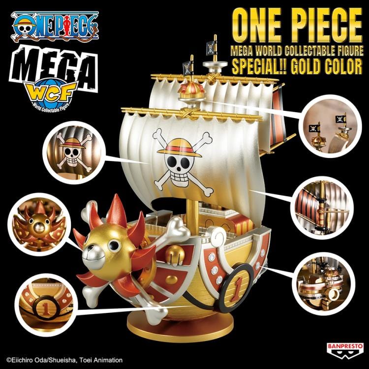 BANPRESTO One Piece Mega World Collectable Figure Special Thousand Sunny (Gold Ver.)