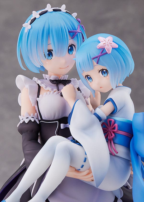 SEGA Re:Zero Starting Life in Another World Rem & Childhood Rem 1/7 Scale Figure