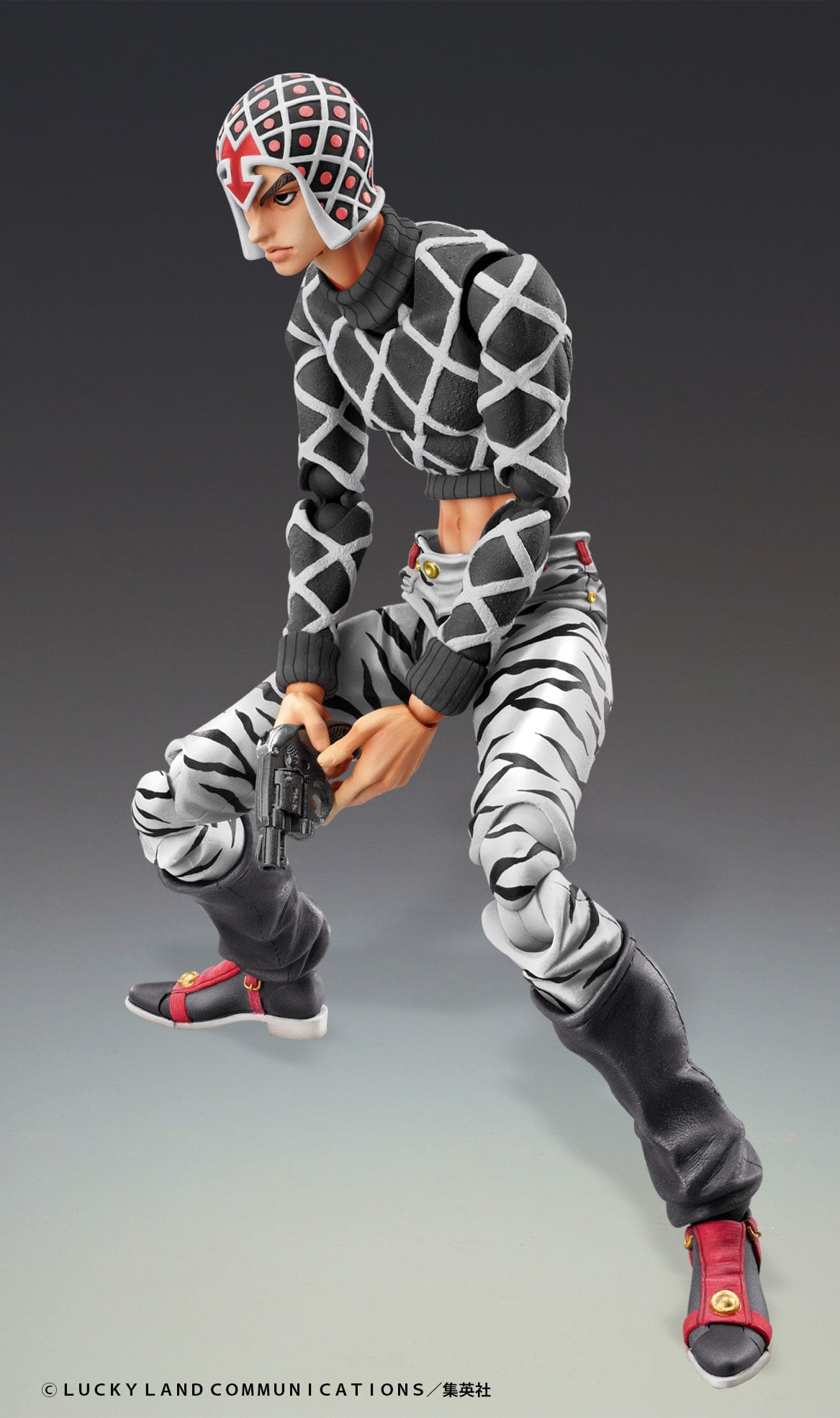 MEDICOS JoJo's Bizarre Adventure Super Action Statue Guido Mista & S-P (Black Ver.)