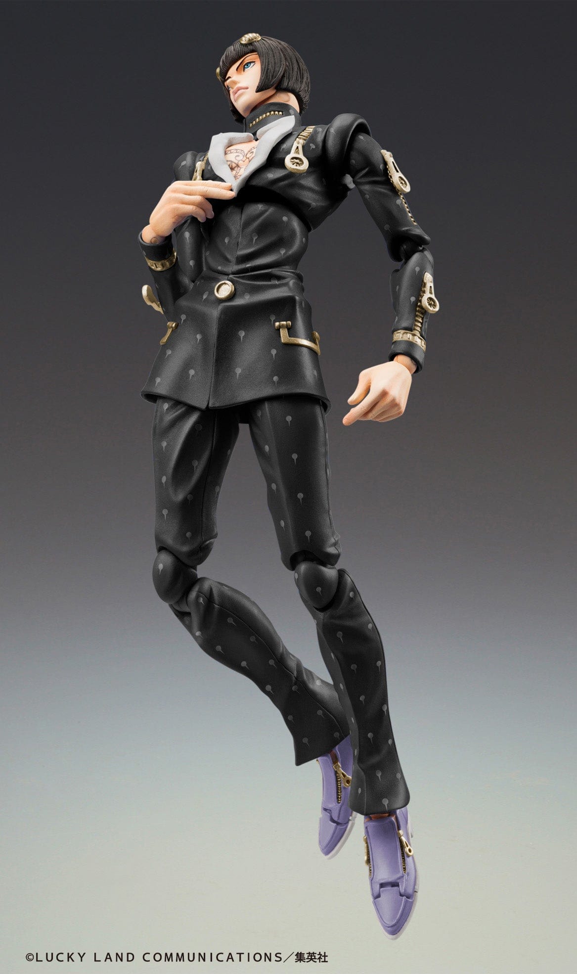 MEDICOS JoJo's Bizarre Adventure Super Action Statue Bruno Bucciarati (Black Ver.)