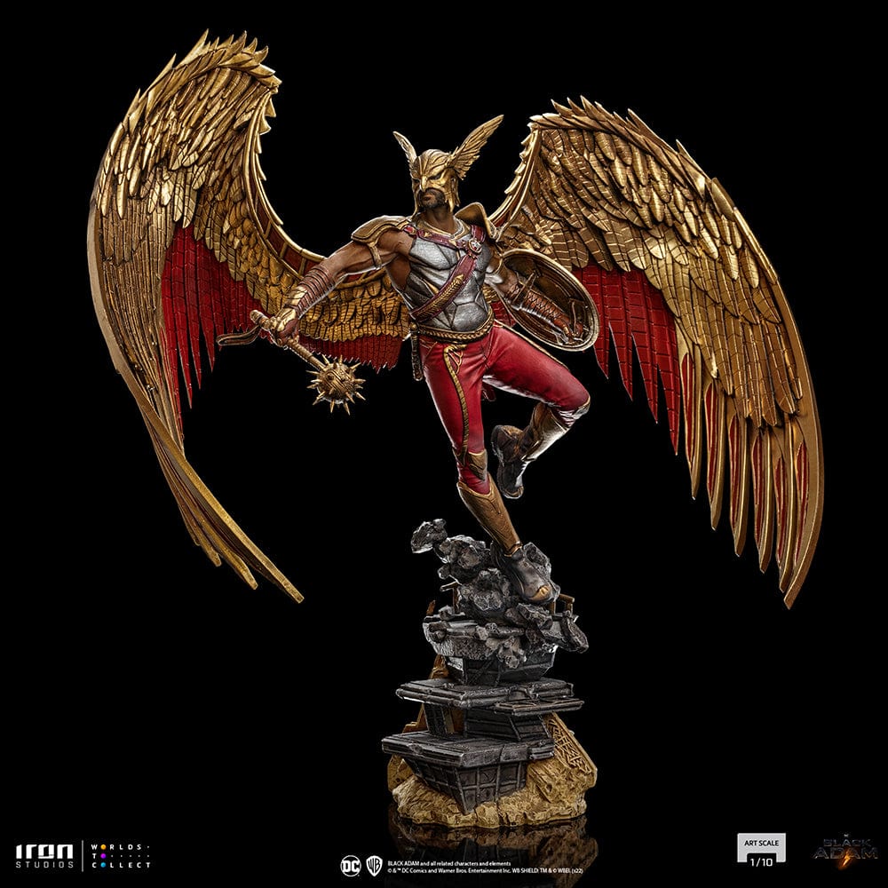 IRON STUDIOS Black Adam Movie Hawkman Art Scale 1/10