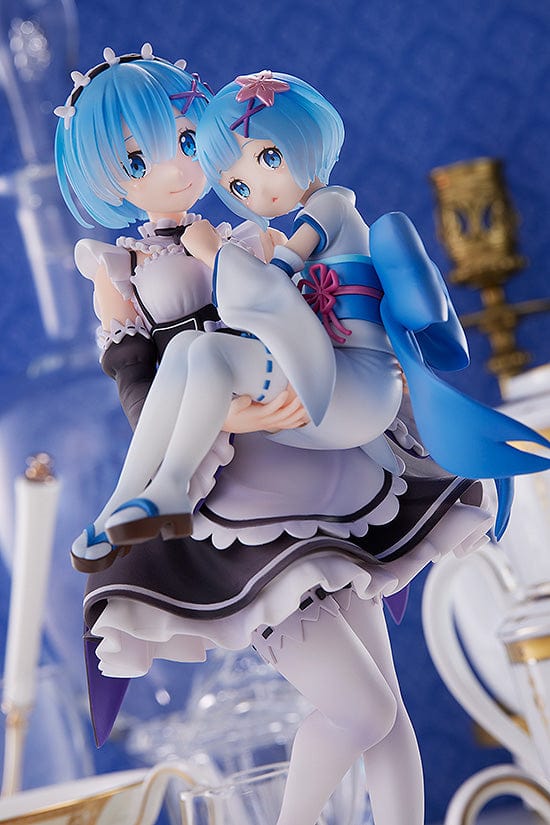 SEGA Re:Zero Starting Life in Another World Rem & Childhood Rem 1/7 Scale Figure