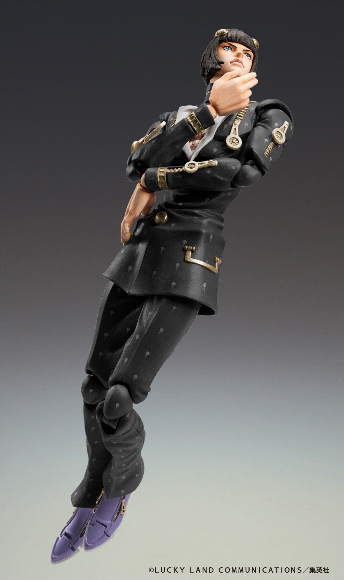 MEDICOS JoJo's Bizarre Adventure Super Action Statue Bruno Bucciarati (Black Ver.)