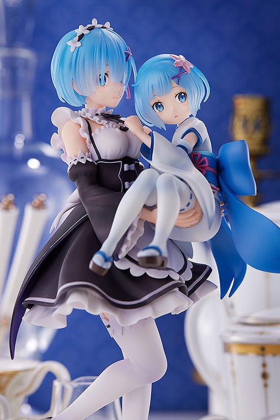 SEGA Re:Zero Starting Life in Another World Rem & Childhood Rem 1/7 Scale Figure