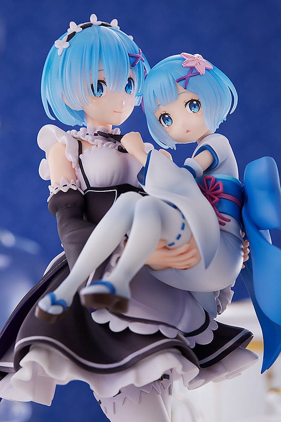 SEGA Re:Zero Starting Life in Another World Rem & Childhood Rem 1/7 Scale Figure