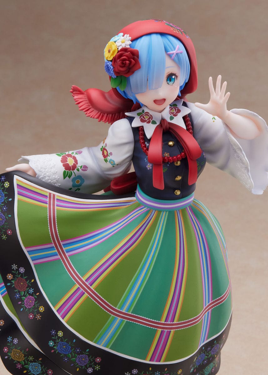 FURYU Re:Zero -Starting Life in Another World- F:Nex - Rem (Country Dress Ver.) 1/7 Scale Figure