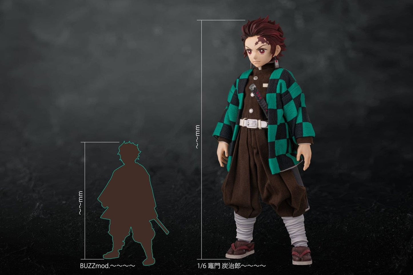 ANIPLEX Demon Slayer: Kimetsu no Yaiba Tanjiro Kamado 1/6 Scale Action Figure