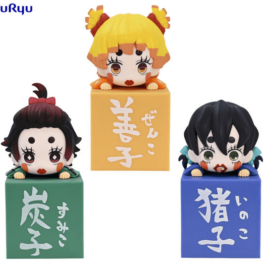 FURYU Demon Slayer: Kimetsu no Yaiba Sumiko/Zenko/Inoko Set Hikkake Figure