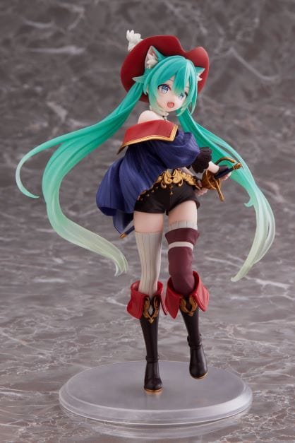 TAITO Vocaloid Hatsune Miku (Puss in Boots Ver.) Wonderland Figure