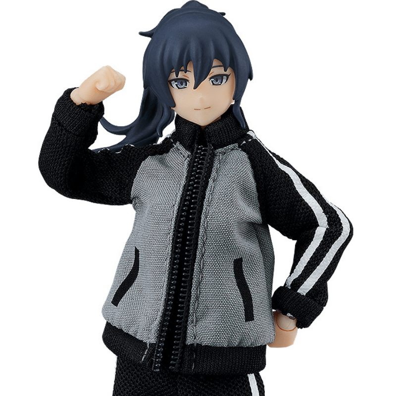 MAX FACTORY figma Female Body (Makoto) with Tracksuit + Tracksuit Skirt Outfit