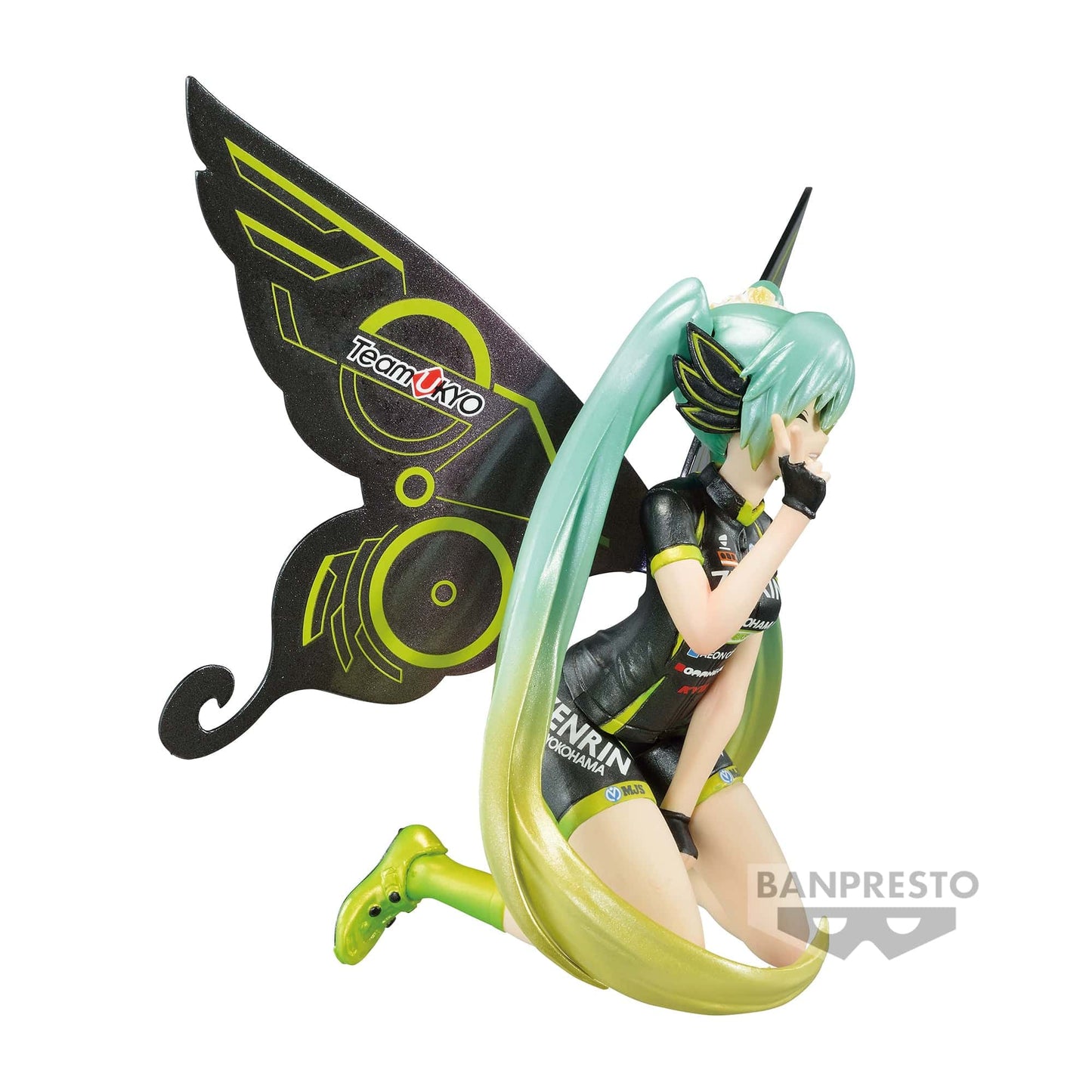 BANPRESTO Vocaloid Banpresto Chronicle Hatsune Miku Racing Ver. (Racing Miku 2017 Team UKYO Cheering Ver.) Figure