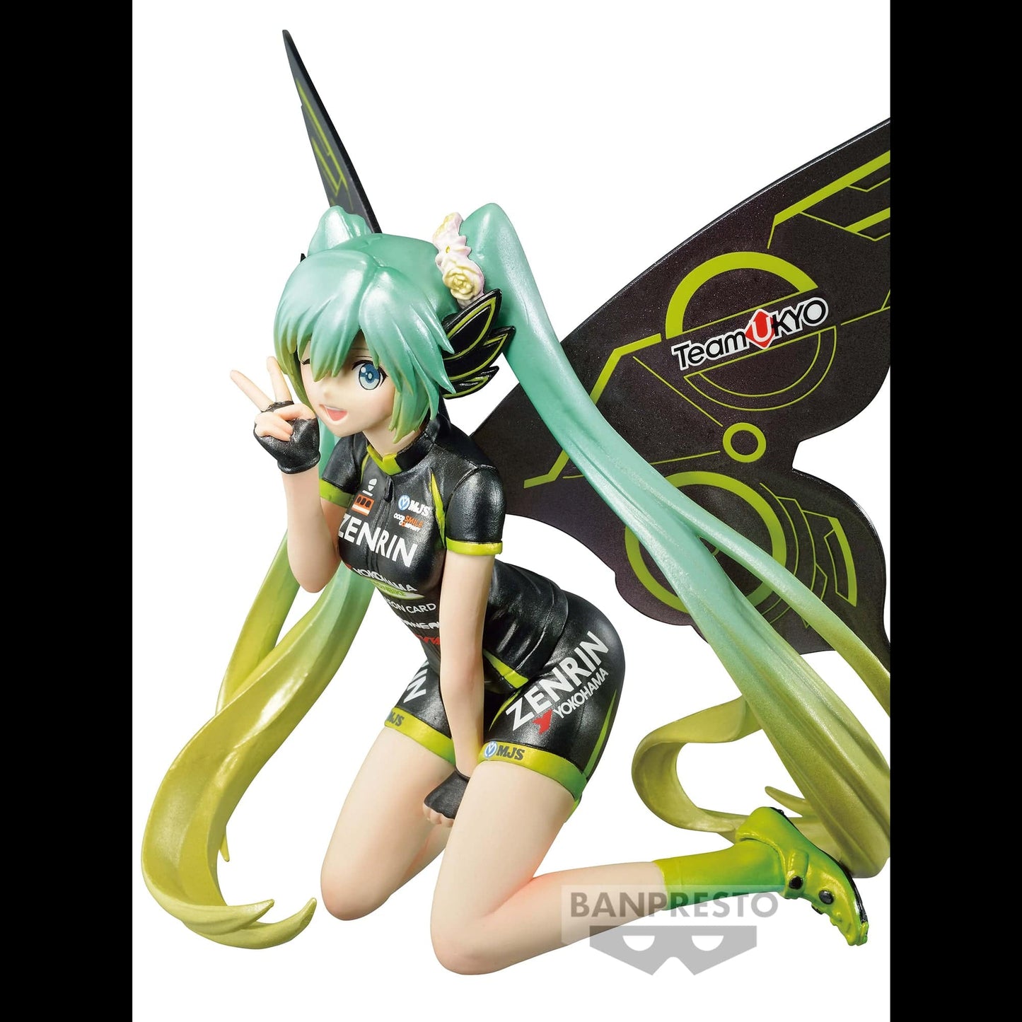 BANPRESTO Vocaloid Banpresto Chronicle Hatsune Miku Racing Ver. (Racing Miku 2017 Team UKYO Cheering Ver.) Figure