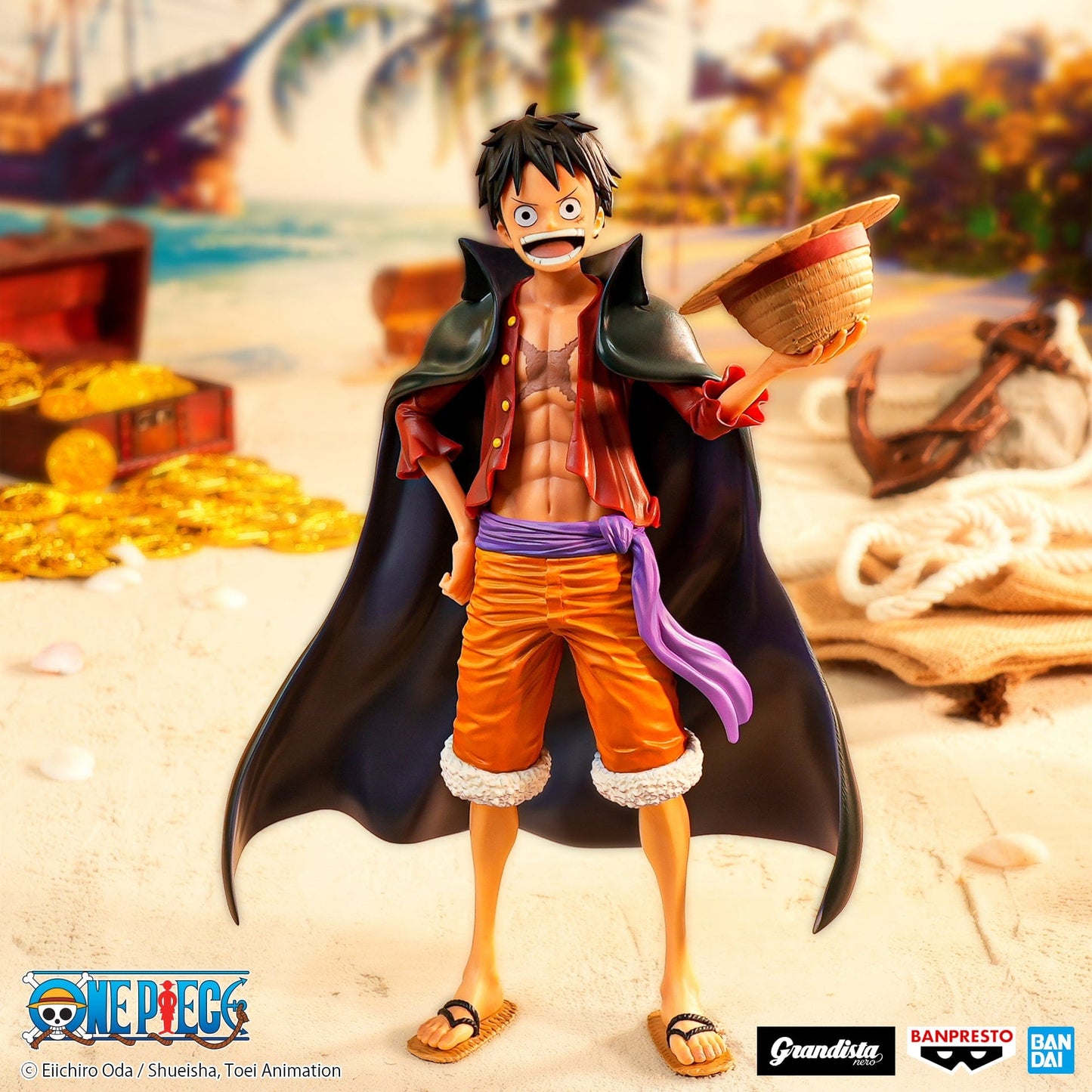 BANPRESTO One Piece Grandista nero Monkey D. Luffy #2