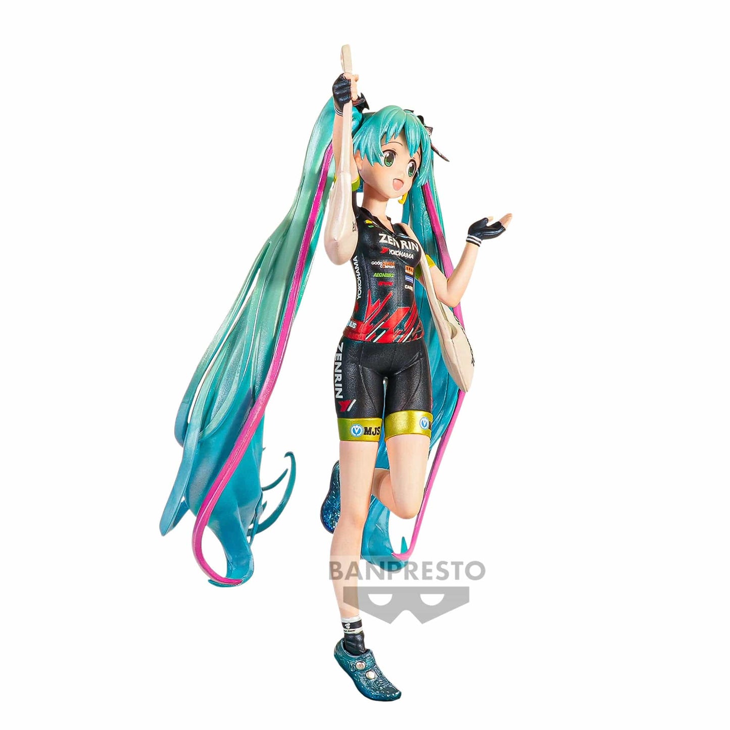 BANPRESTO Hatsune Miku Racing Banpresto Chronicle Espresto est Print & Hair Racing Miku (2019 Team UKYO Cheering Ver.)