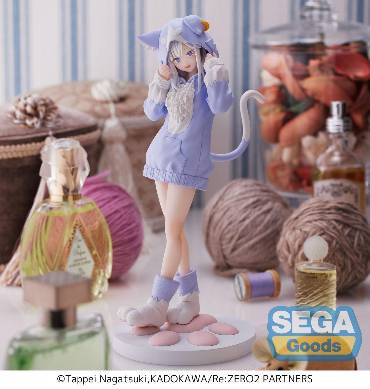 SEGA Re:Zero Starting Life in Another World Luminasta Emilia (Mofumofu Pack) Figure