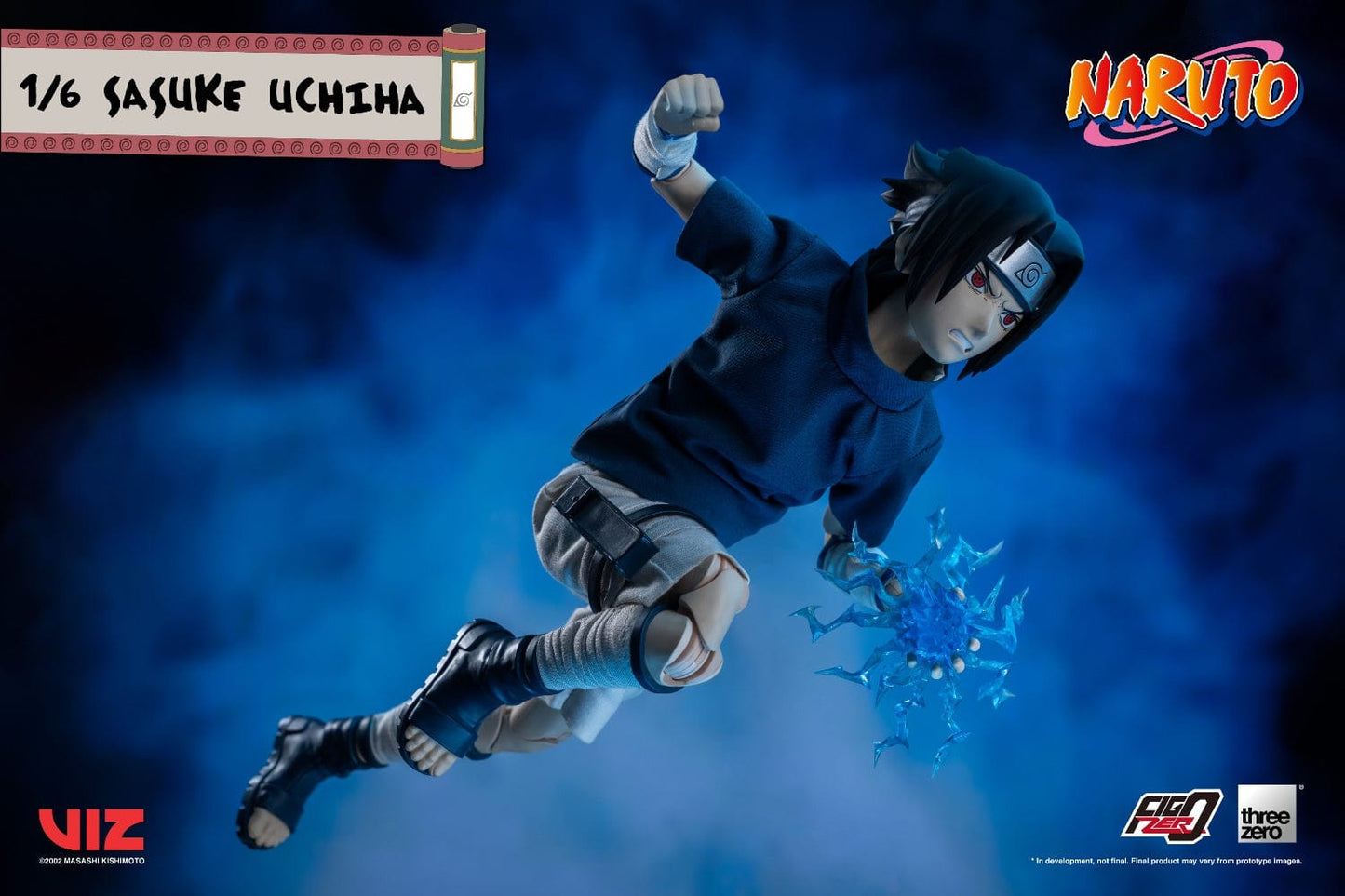 THREEZERO Naruto FigZero Sasuke Uchiha 1/6 Scale Collectible Figure