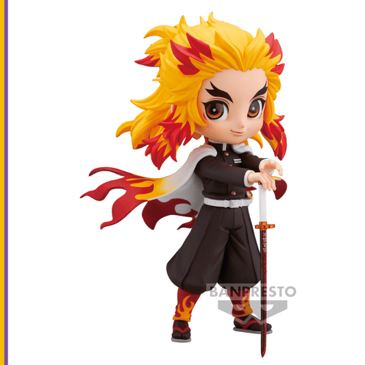 PO-BANPRESTO: Demon Slayer: Kimetsu no Yaiba Q Posket Kyojuro Rengoku (Ver.A)