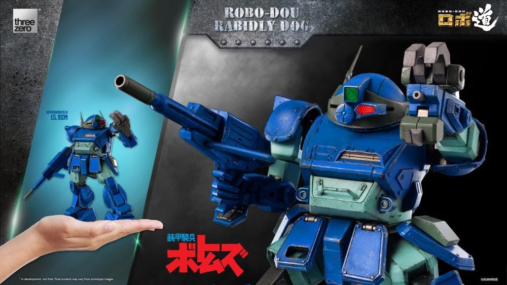 THREEZERO Armored Trooper Votoms ROBO-DOU Rabidly Dog Figure