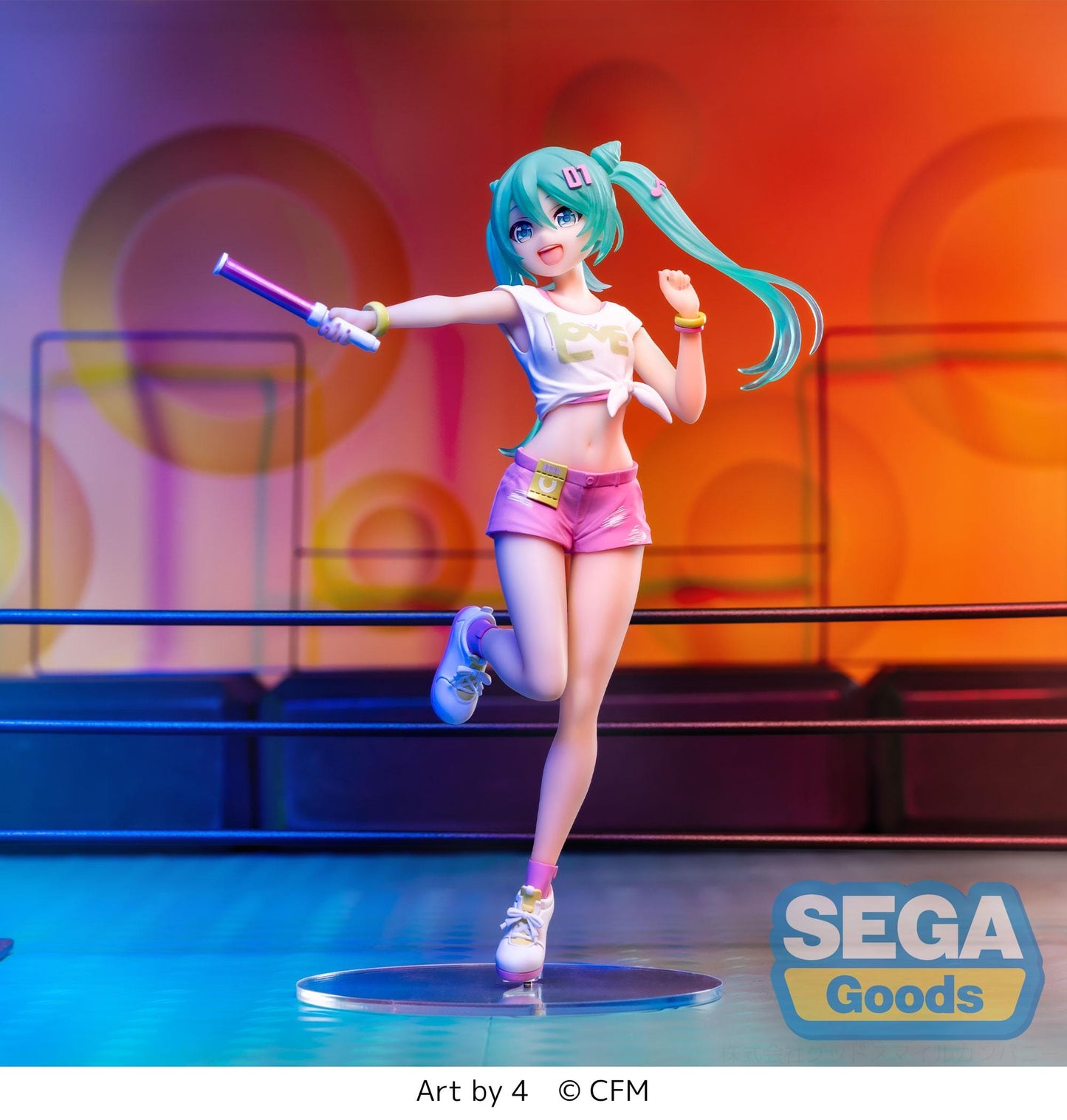 SEGA Vocaloid Luminasta Hatsune Miku (Live Cheering) Figure