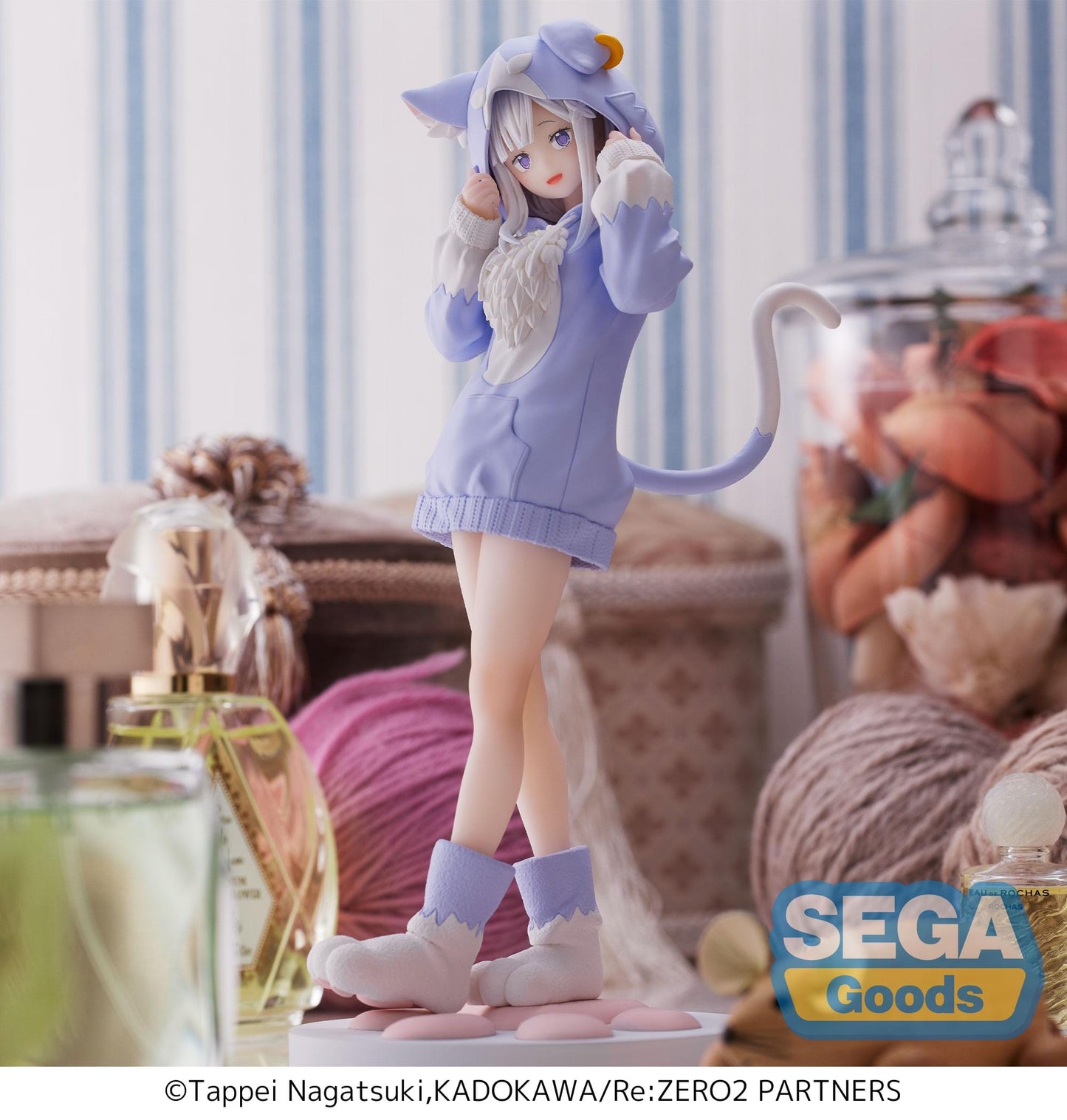 SEGA Re:Zero Starting Life in Another World Luminasta Emilia (Mofumofu Pack) Figure