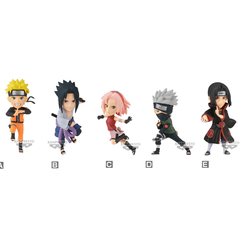 BANPRESTO Naruto: Shippuden World Collectable Figure Set of 5