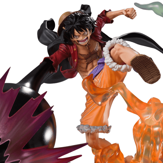 BANDAI SPIRITS One Piece FiguartsZERO Monkey D. Luffy Red Roc (Extra Battle Spectacle)