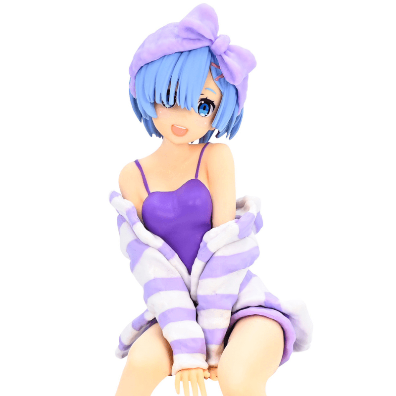 FURYU Re:ZERO -Starting Life in Another World- Noodle Stopper Figure Rem (Room Wear Purple Color ver.)