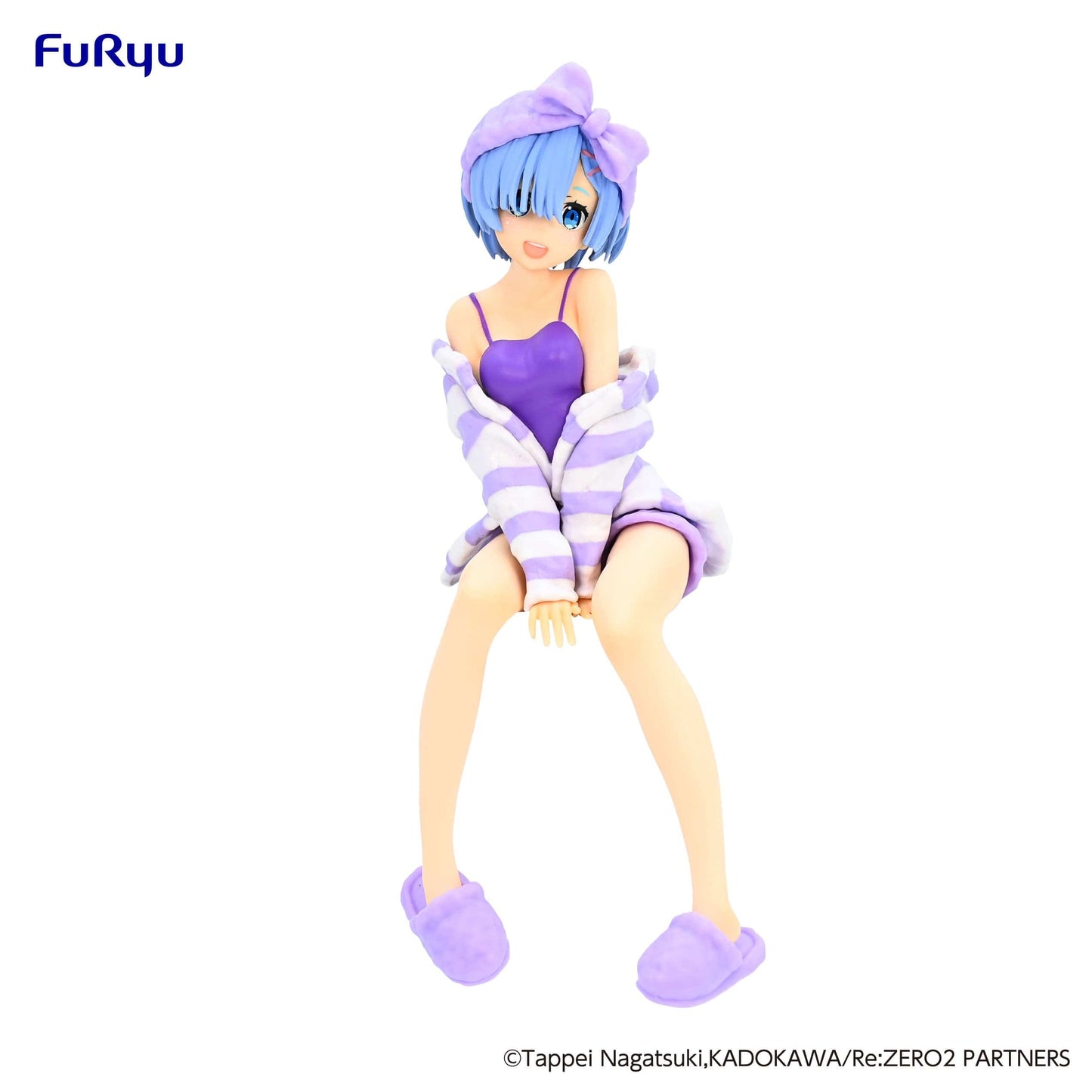 FURYU Re:ZERO -Starting Life in Another World- Noodle Stopper Figure Rem (Room Wear Purple Color ver.)