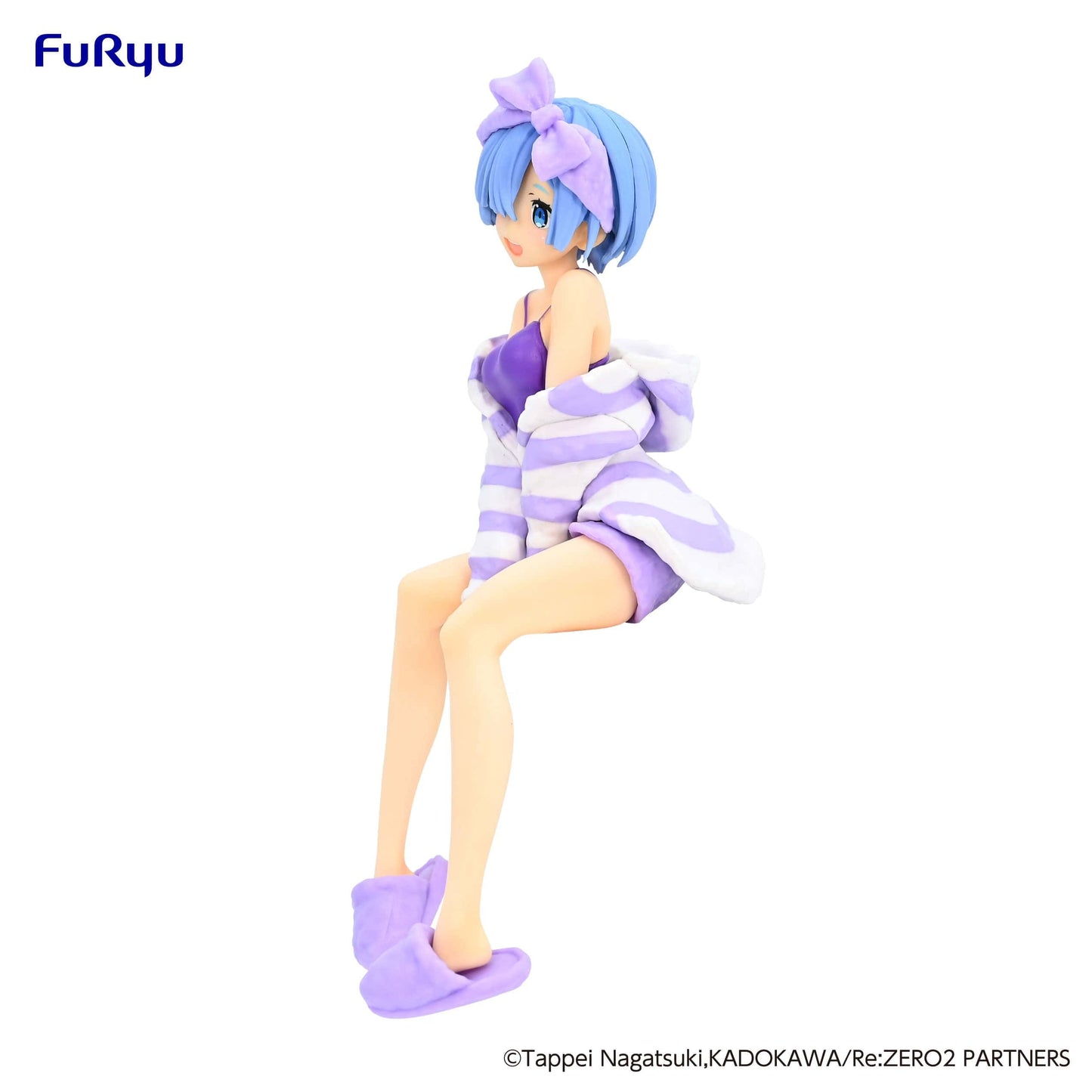 FURYU Re:ZERO -Starting Life in Another World- Noodle Stopper Figure Rem (Room Wear Purple Color ver.)