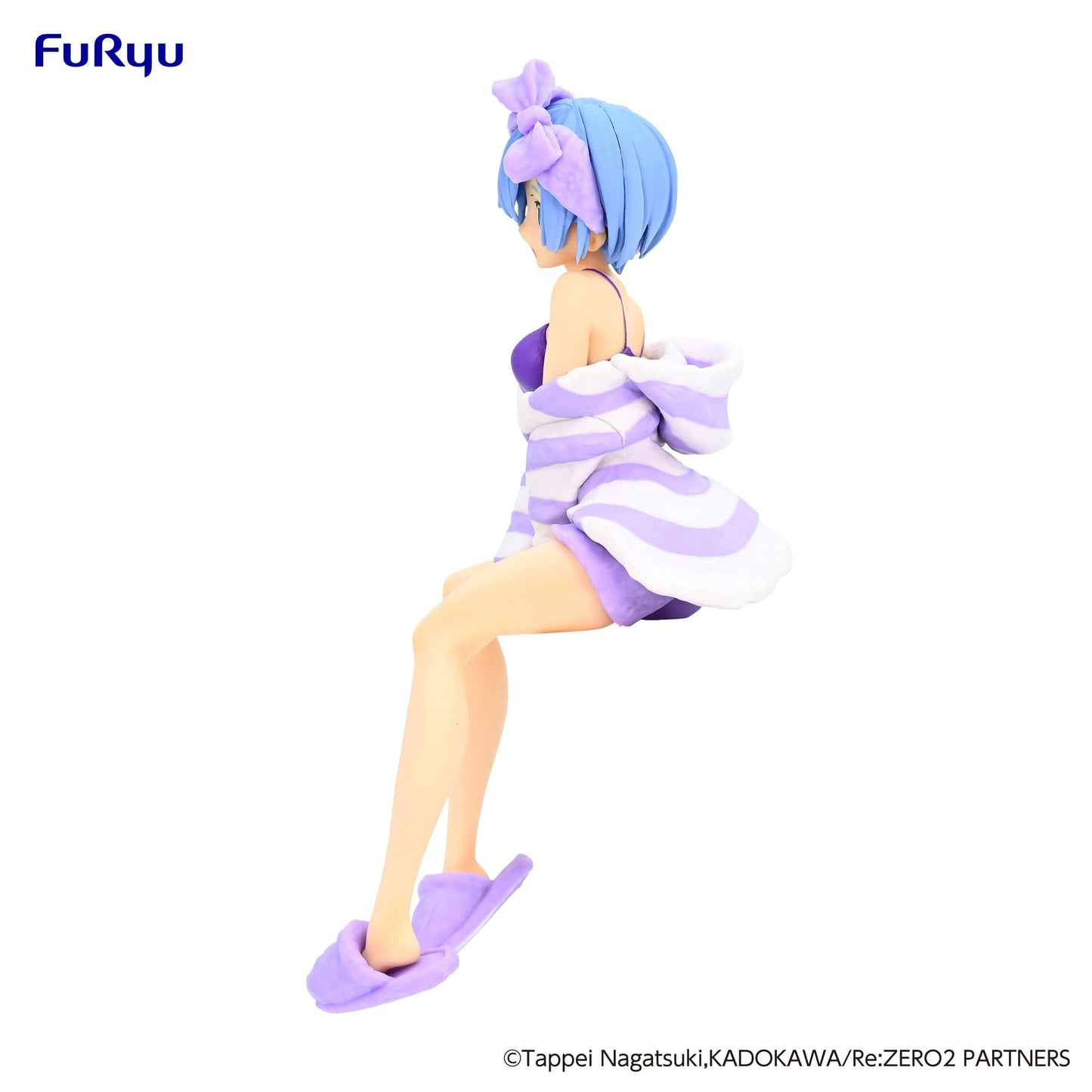 FURYU Re:ZERO -Starting Life in Another World- Noodle Stopper Figure Rem (Room Wear Purple Color ver.)