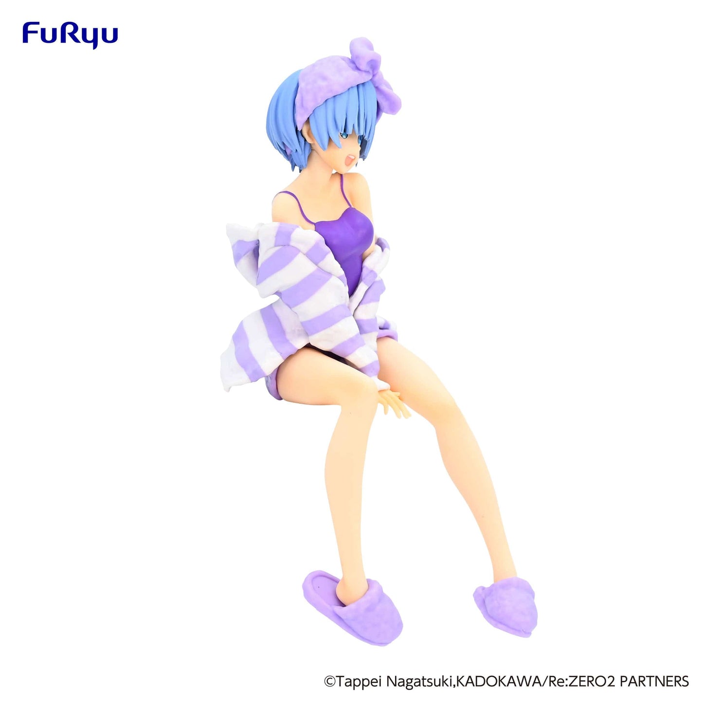 FURYU Re:ZERO -Starting Life in Another World- Noodle Stopper Figure Rem (Room Wear Purple Color ver.)