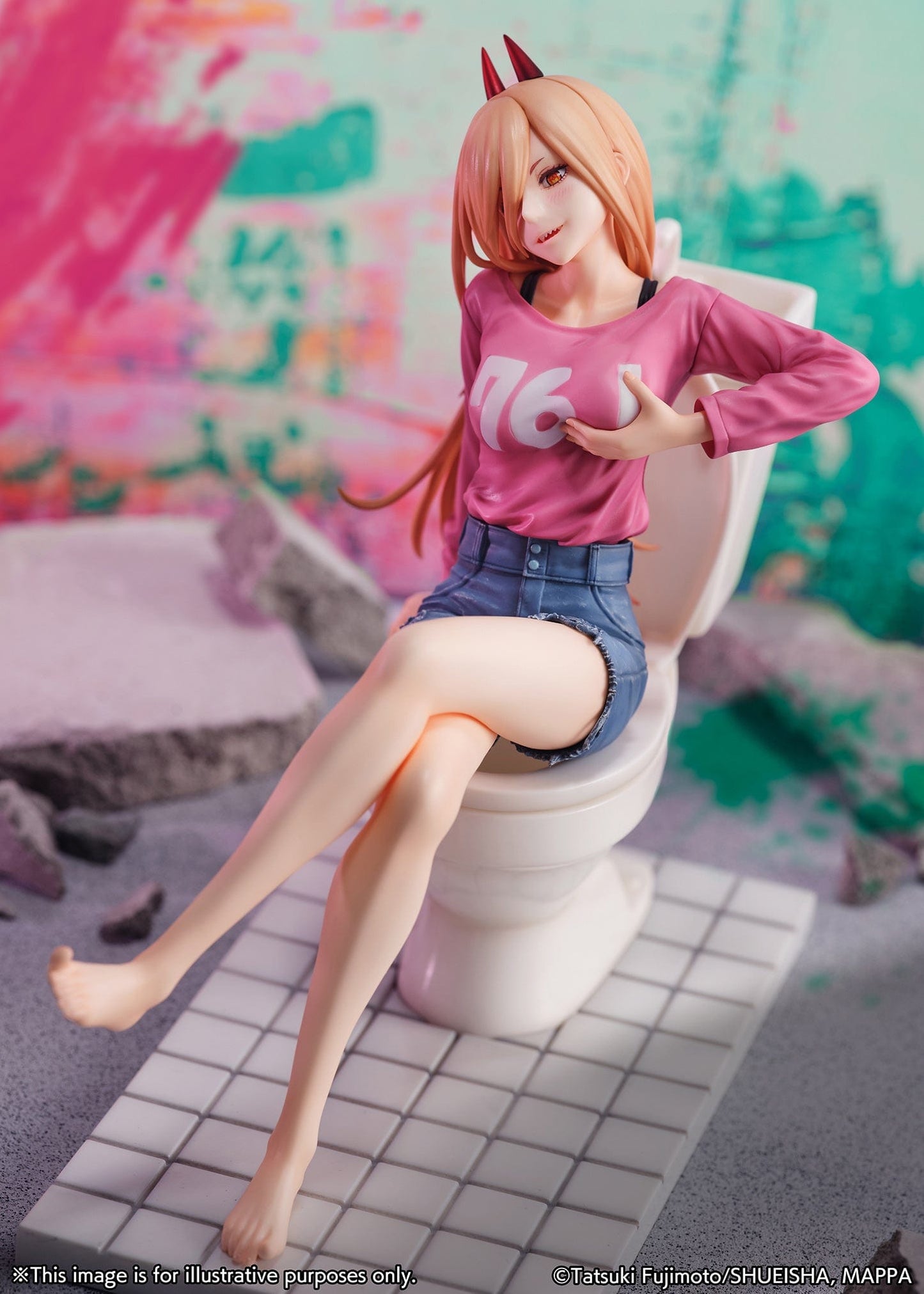 eSTREAM Chainsaw Man Power 1/7 Scale Shibuya Scramble Figure