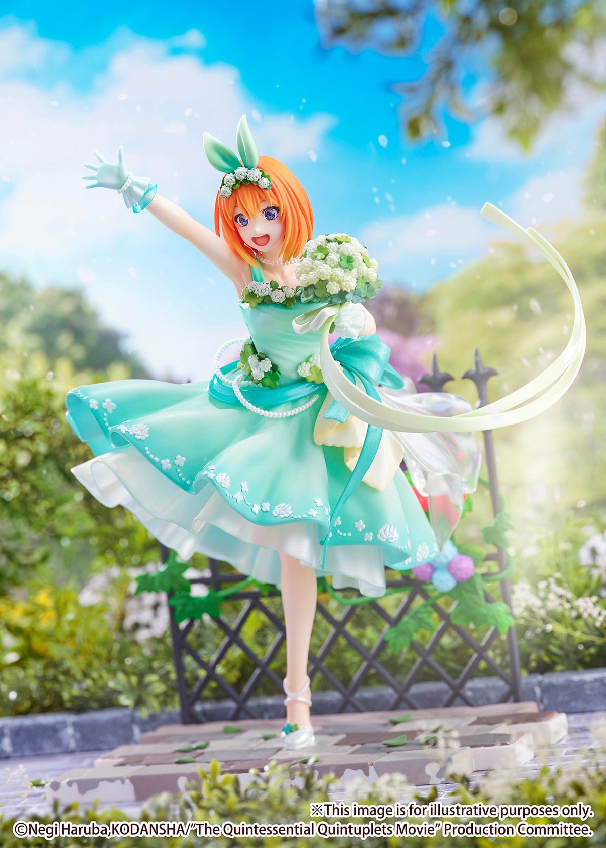 ESTREAM The Quintessential Quintuplets Movie Yotsuba Nakano (Floral Dress Ver.) 1/7 Scale Shibuya Scramble Figure