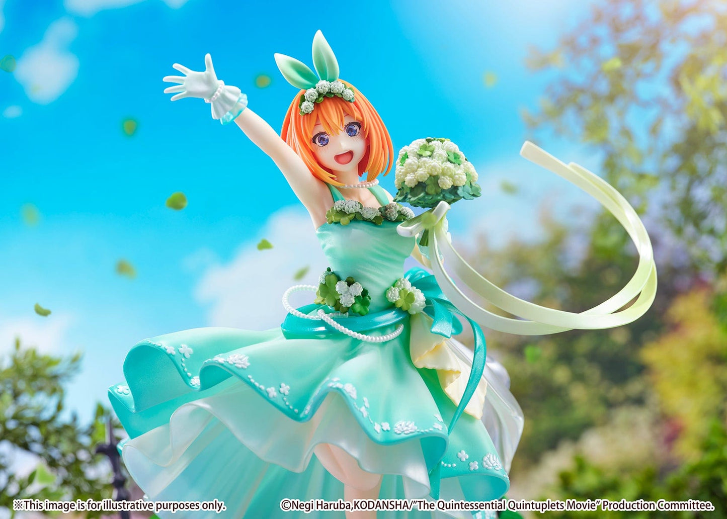 ESTREAM The Quintessential Quintuplets Movie Yotsuba Nakano (Floral Dress Ver.) 1/7 Scale Shibuya Scramble Figure