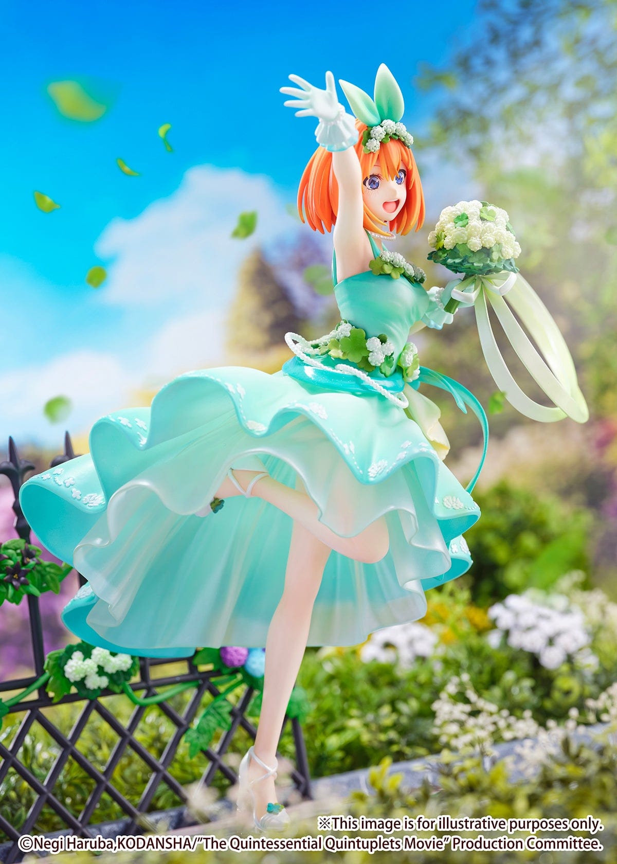 ESTREAM The Quintessential Quintuplets Movie Yotsuba Nakano (Floral Dress Ver.) 1/7 Scale Shibuya Scramble Figure