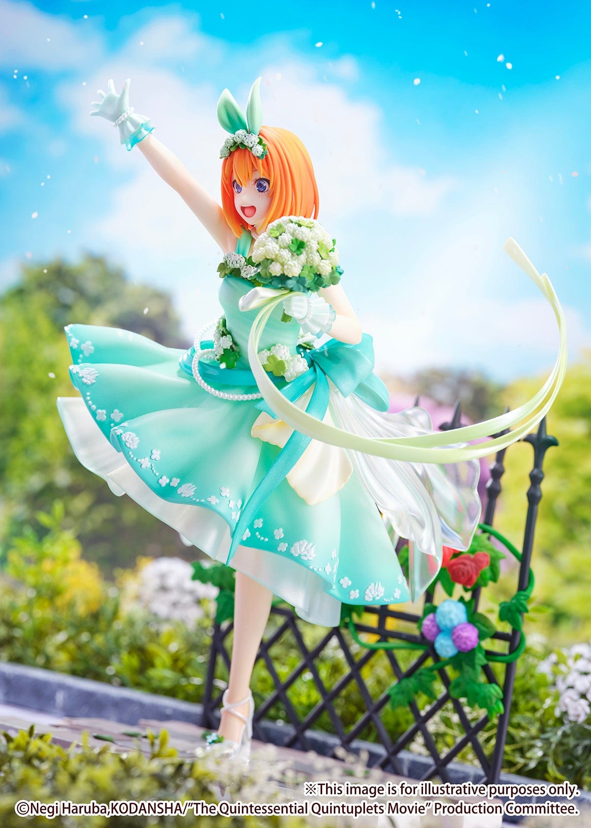 ESTREAM The Quintessential Quintuplets Movie Yotsuba Nakano (Floral Dress Ver.) 1/7 Scale Shibuya Scramble Figure