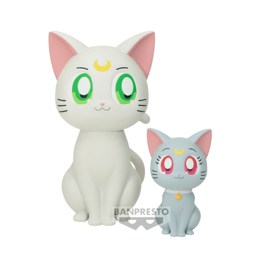 BANPRESTO Sailor Moon Cosmos Sofvimates Artemis & Diana Figure