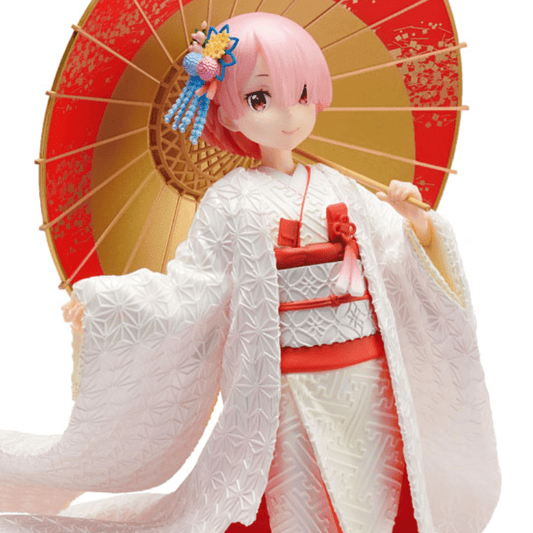 FURYU ReZERO -Starting Life in Another World- Ram Shiromuku Ver. 1/7 Scale Figure