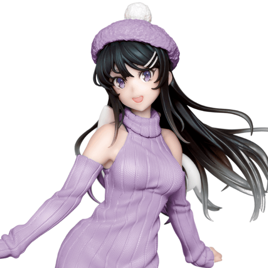 TAITO Rascal Does Not Dream of Bunny Girl Senpai Mai Sakurajima (Knit One-piece Ver.) Coreful Figure (Renewal Edition)