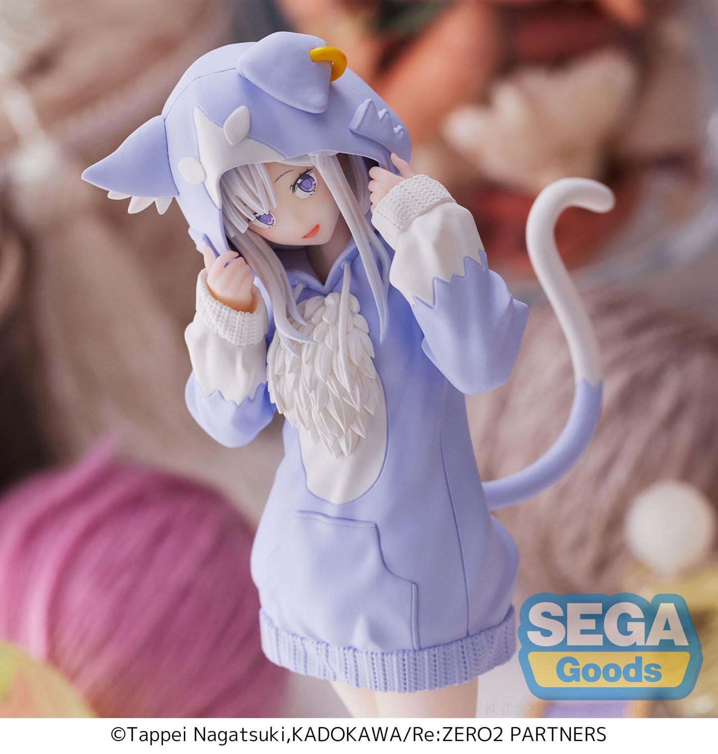 SEGA Re:Zero Starting Life in Another World Luminasta Emilia (Mofumofu Pack) Figure