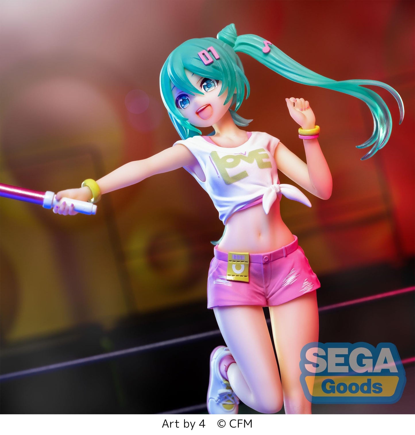 SEGA Vocaloid Luminasta Hatsune Miku (Live Cheering) Figure