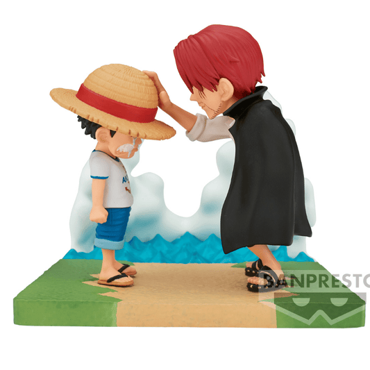 BANPRESTO One Piece World Collectable Figure Log Stories - Monkey D. Luffy & Shanks